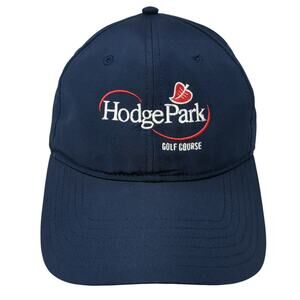 Hodge Park Golf Course Strapback Hat Blue One Size Solid Under Armour